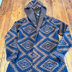 Horny Toad/ Toad&Co Merino Wool Hoodie ( cardigan)